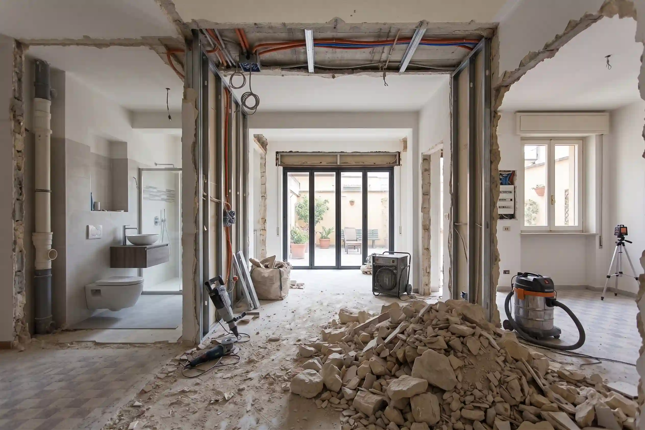 Targeted Interior Demolition Scopes and Equipment Allocations