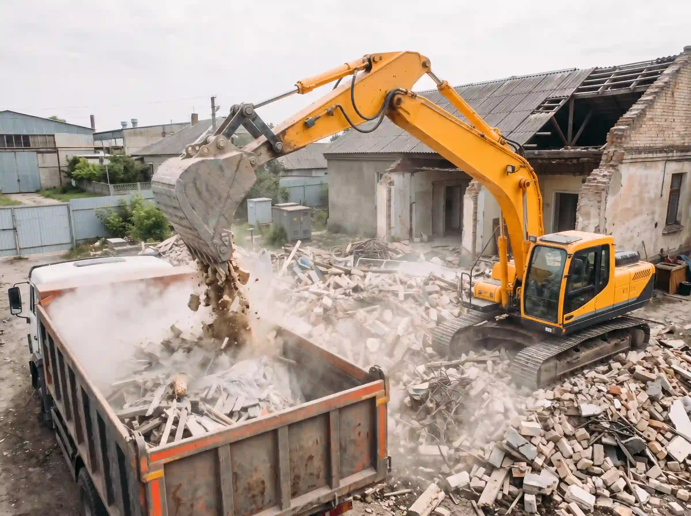 Commercial Demolition Los Angeles County CA - T-Rex Demo Worx